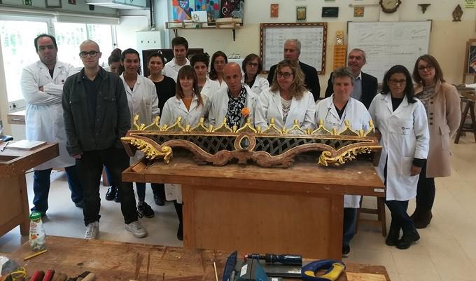 Encerramento do curso de Técnico Especialista de Conservação e Restauro de Madeiras - escultura e talha